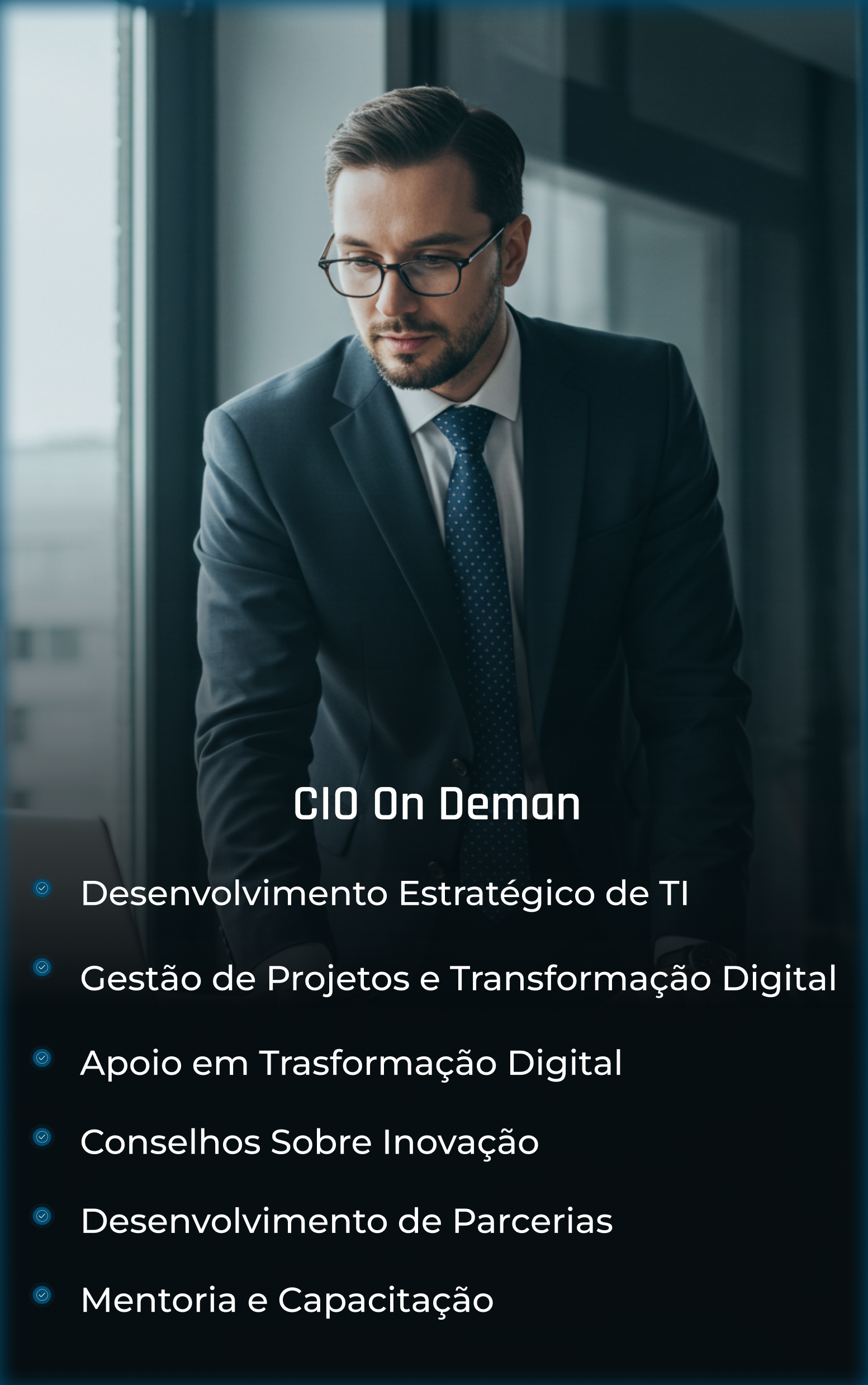 CIO On Demand: estratégia de TI, projetos, transformação digital, parcerias, mentoria e capacitação